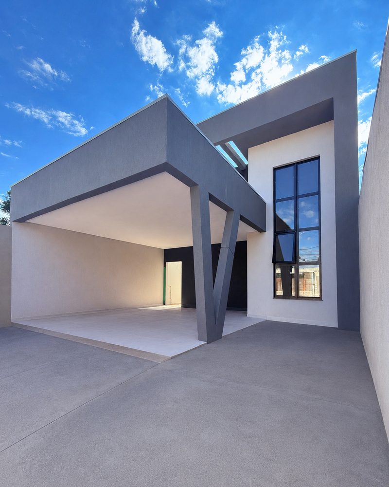 Casa térrea contemporânea – Jardim Carvalho